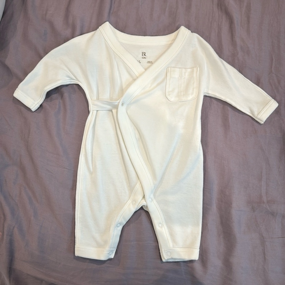 Baby Banana Republic Long Sleeve Kimono Wrap Romper
